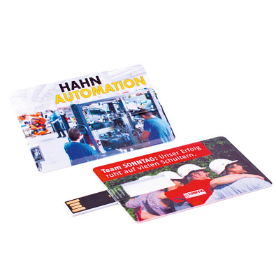 USB-Stick Classic-Card, 8 GB, weiß