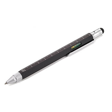 TROIKA® Construction-Pen, schwarze Mine, schwarz
