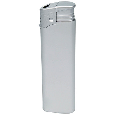 Piezo-Feuerzeug Atomic F2, silber-matt