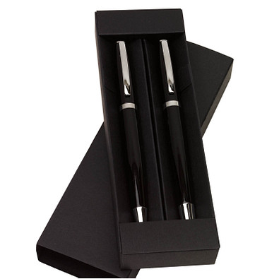 Schreibset City, schwarze Mine, schwarz