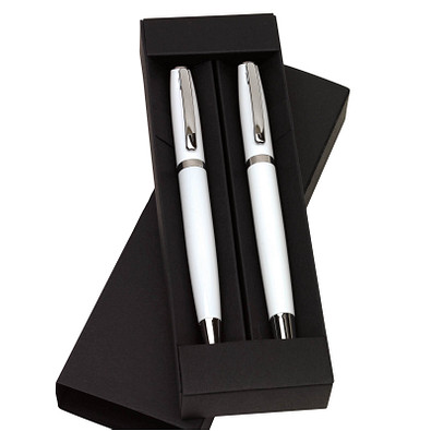 Schreibset City, schwarze Mine, weiß