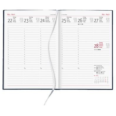 Wochenplaner Terminax 2027, dunkelblau