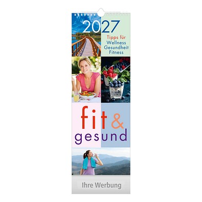 Streifenkalender fit & gesund 2027
