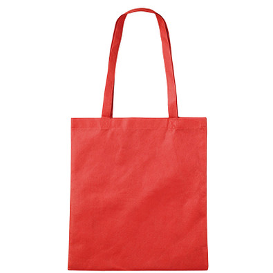 Vliestasche Textile mit langen Henkeln, rot