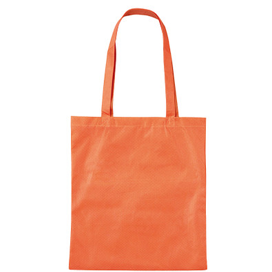 Vliestasche Textile mit langen Henkeln, mandarin