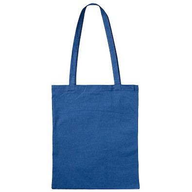 Einkaufstasche Baumwolle, lange Henkel, royalblau