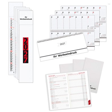 Kalender-Sparset 75-teilig 2027, inkl. Druck