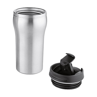 Metall-Thermobecher, 300 ml, silber