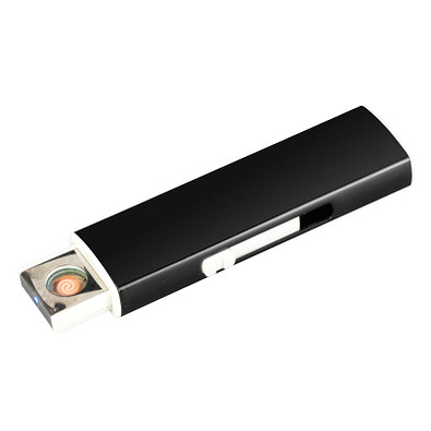Metall-Zigarettenanzünder mit USB-Ladefunktion, Schwarz Metall-Zigarettenanzünder mit USB-Ladefunktion, Schwarz