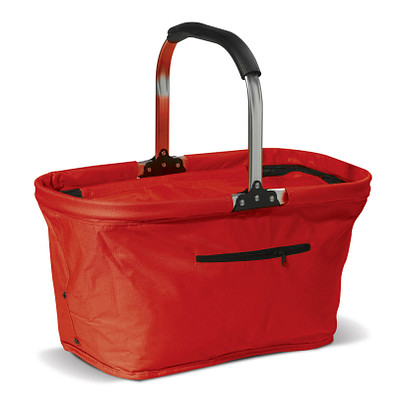 Einkaufskorb mit Kühlfunktion, Rot