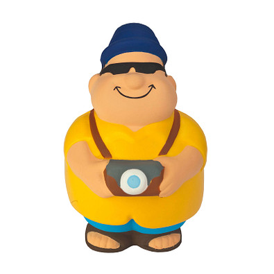 Herr Bert® Anti-Stress-Figuren Touri Bert, gelb Herr Bert® Anti-Stress-Figuren Touri Bert, gelb