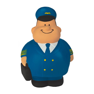 Herr Bert® Anti-Stress-Figuren Pilot Bert, blau