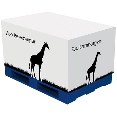 Paletten-Notizquader, blau