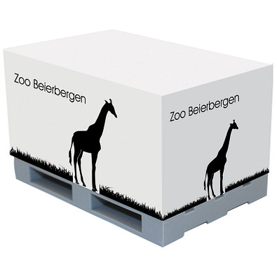 Paletten-Notizquader, grau