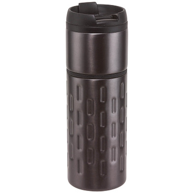 Metall-Isolierbecher Modern, 400 ml, titan-Metallic