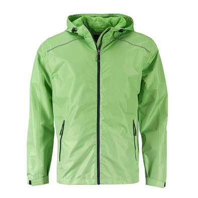 JAMES & NICHOLSON Herren Regenjacke Basic, Herren, grün, XL