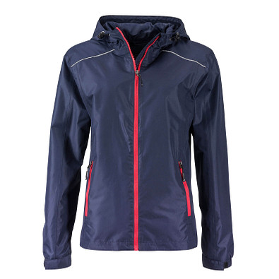 JAMES & NICHOLSON Damen Regenjacke Basic, dunkelblau, M