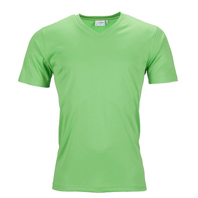 JAMES & NICHOLSON Herren Funktions T-Shirt Active, grün, XL