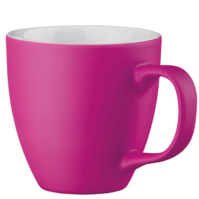 Porzellantasse Lorena, 450 ml, rosa