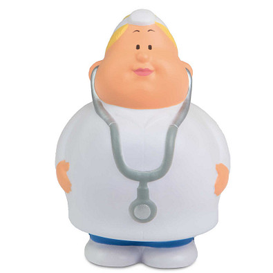 Herr Bert® Anti-Stress-Figuren Dr. Berta, weiß
