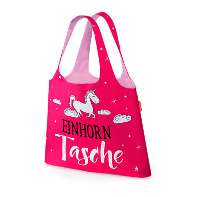 Faltbare Einkaufstasche Tasche für Dich, Einhorn