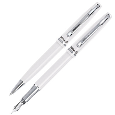 Pelikan Schreibset Jazz Elegance, schwarze Mine, perlweiß-glänzend Pelikan Schreibset Jazz Elegance, schwarze Mine, perlweiß-glänzend