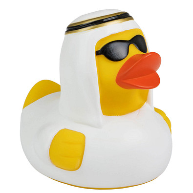 Schnabels® Bade-Ente Scheich, gelb/weiß