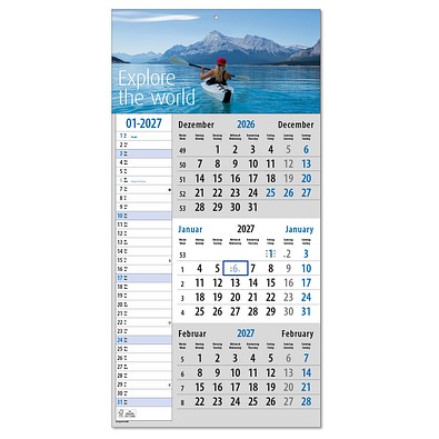 3-Monats-Planer Trio Plus 2027