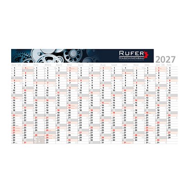 15-Monats-Wandplaner Jumbo 2027 inkl. Digitaldruck