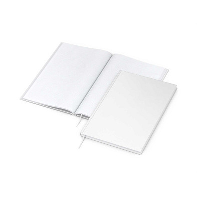 Geiger-Notes Notizbuch, DIN A4, kariert, weiß-matt