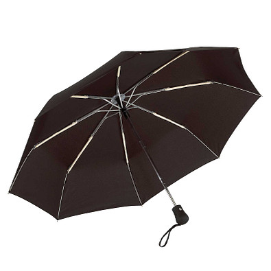 Automatik Windproof Taschenschirm BORA, schwarz