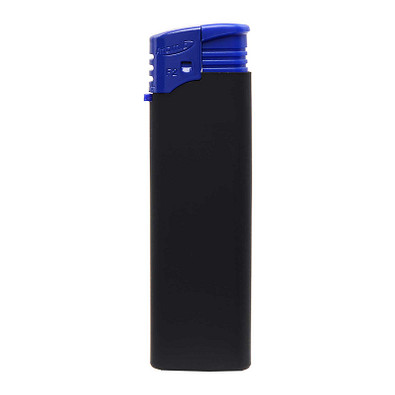 Atomic Feuerzeug SoftTouch, Schwarz/Blau