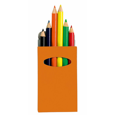 Buntstifte 6-teilig, Orange