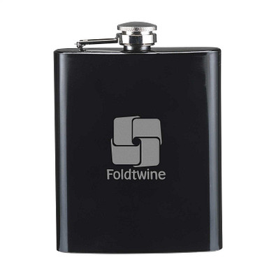 Flachmann Hunter, 200 ml, schwarz