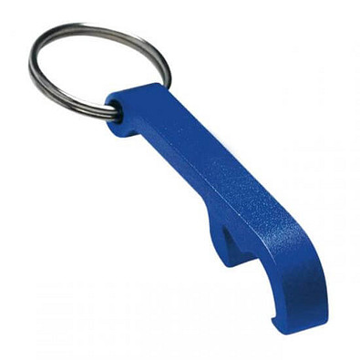 Schlüsselanhänger Kapselheber, blau Schlüsselanhänger Kapselheber, blau