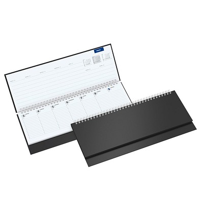 Werbe-Set: 50 Querkalender Alpha 2027, schwarz, inkl. Druck