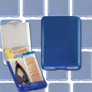 Werbe-Set: 60 Teile VitaCard First Aid, Blau, Inkl. Druck Werbe-Set: 60 Teile VitaCard First Aid, Blau, Inkl. Druck
