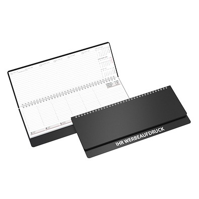 Werbe-Set: 80 Querkalender Ideal 2027, inkl. Druck, schwarz