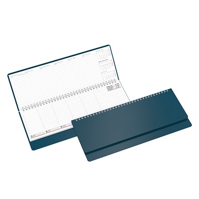 Werbe-Set: 80 Querkalender Ideal 2027, inkl. Druck, blau