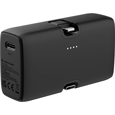 Urban Vitamin Los Angeles 20W Powerbank aus RCS rec. Plastik, schwarz