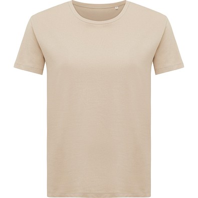 Iqoniq Yala Damen T-Shirt aus recycelter Baumwolle, desert, L