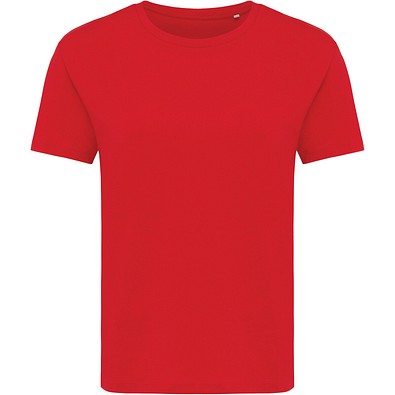 Iqoniq Yala Damen T-Shirt aus recycelter Baumwolle, rot, M