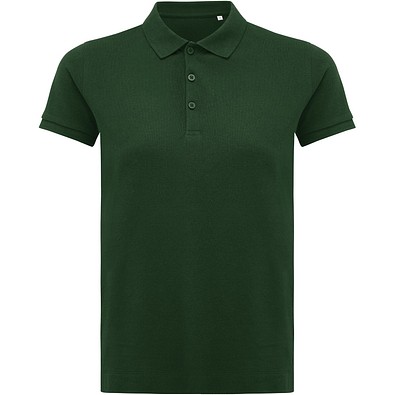 Iqoniq Yosemite Damen Piqué-Poloshirt aus rec. Baumwolle, forest green, L