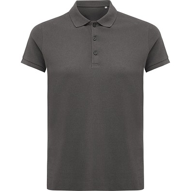 Iqoniq Yosemite Damen Piqué-Poloshirt aus rec. Baumwolle, anthrazit, L
