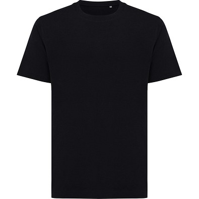Iqoniq Kakadu relaxed T-Shirt aus recycelter Baumwolle, schwarz, XXS