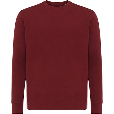 Iqoniq Etosha Lightweight Sweater aus recycelter Baumwolle, burgunderrot, XXS