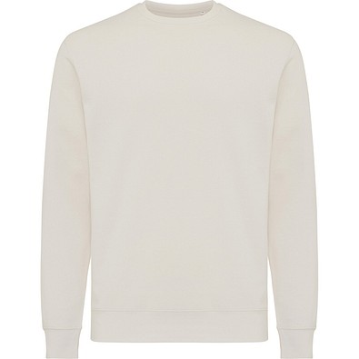 Iqoniq Etosha Lightweight Sweater aus recycelter Baumwolle, ivory white, XXS