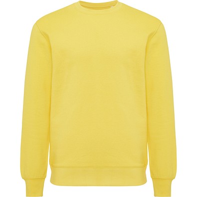 Iqoniq Etosha Lightweight Sweater aus recycelter Baumwolle, gelb, XXXL