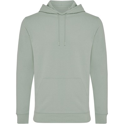 Iqoniq Jasper Hoodie aus recycelter Baumwolle, Iceberg green, XXS