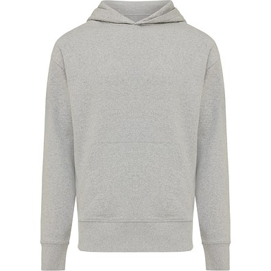 Iqoniq Yoho Relax-Hoodie aus recycelter Baumwolle, heather grey, XS